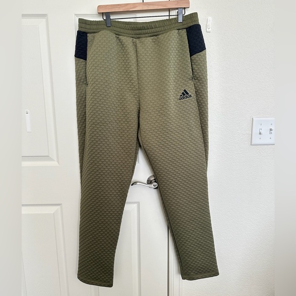 adidas Other - NWT Adidas Army Green Men’s X-Large Textured Sweat Pants